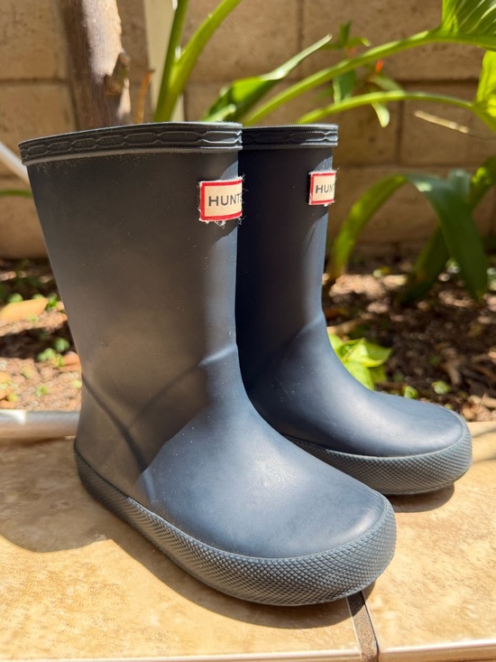 Hunter Other - Hunter Kids Navy Blue Waterproof Rain Boots